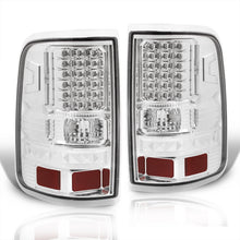 Load image into Gallery viewer, Ford F150 Styleside 2004-2008 LED Tail Lights Chrome Housing Clear Len