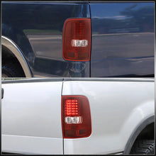 Load image into Gallery viewer, Ford F150 Styleside 2004-2008 LED Tail Lights Chrome Housing Red Len