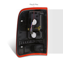 Load image into Gallery viewer, Ford F150 Styleside 2004-2008 LED Tail Lights Chrome Housing Red Len