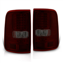 Load image into Gallery viewer, Ford F150 Styleside 2004-2008 LED Tail Lights Chrome Housing Red Smoke Len