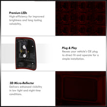Load image into Gallery viewer, Ford F150 Styleside 2004-2008 LED Tail Lights Chrome Housing Red Smoke Len