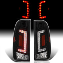 Load image into Gallery viewer, Ford F150 1997-2003 / F250 Light Duty 1997-1999 / F250 F350 F450 F550 Super Duty 1999-2007 LED Tail Lights Black Housing Clear Len (Styleside Models Only)