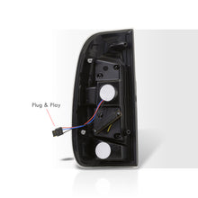 Load image into Gallery viewer, Ford F150 1997-2003 / F250 Light Duty 1997-1999 / F250 F350 F450 F550 Super Duty 1999-2007 LED Tail Lights Black Housing Clear Len (Styleside Models Only)