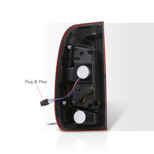 Load image into Gallery viewer, Ford F150 1997-2003 / F250 Light Duty 1997-1999 / F250 F350 F450 F550 Super Duty 1999-2007 LED Tail Lights Chrome Housing Red Len (Styleside Models Only)