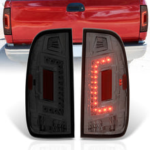 Load image into Gallery viewer, Ford F150 1997-2003 / F250 Light Duty 1997-1999 / F250 F350 F450 F550 Super Duty 1999-2007 LED Tail Lights Chrome Housing Smoke Len (Styleside Models Only)