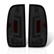Load image into Gallery viewer, Ford F150 1997-2003 / F250 Light Duty 1997-1999 / F250 F350 F450 F550 Super Duty 1999-2007 LED Tail Lights Chrome Housing Smoke Len (Styleside Models Only)