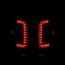 Load image into Gallery viewer, Ford F150 1997-2003 / F250 Light Duty 1997-1999 / F250 F350 F450 F550 Super Duty 1999-2007 LED Tail Lights Chrome Housing Smoke Len (Styleside Models Only)