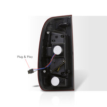 Load image into Gallery viewer, Ford F150 1997-2003 / F250 Light Duty 1997-1999 / F250 F350 F450 F550 Super Duty 1999-2007 LED Tail Lights Chrome Housing Red Smoke Len (Styleside Models Only)