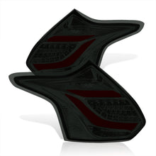 Load image into Gallery viewer, Ford Focus Hatchback 2012-2014 LED Bar Tail Lights Chrome Housing Smoke Len Red Tube