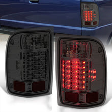 Load image into Gallery viewer, Ford Ranger 2001-2011 LED Tail Lights Chrome Housing Smoke Len (Excluding STX Models)
