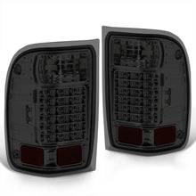 Load image into Gallery viewer, Ford Ranger 2001-2011 LED Tail Lights Chrome Housing Smoke Len (Excluding STX Models)