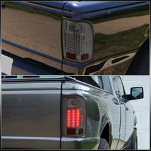 Load image into Gallery viewer, Ford Ranger 2001-2011 LED Tail Lights Chrome Housing Smoke Len (Excluding STX Models)
