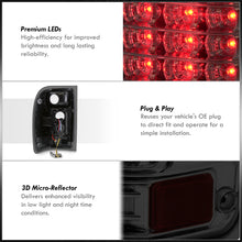 Load image into Gallery viewer, Ford Ranger 2001-2011 LED Tail Lights Chrome Housing Smoke Len (Excluding STX Models)