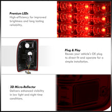 Load image into Gallery viewer, Ford Ranger 2001-2011 LED Tail Lights Chrome Housing Red Smoke Len (Excluding STX Models)