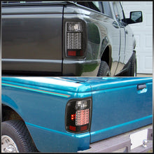 Load image into Gallery viewer, Ford Ranger 1993-1999 LED Tail Lights Black Housing Clear Len