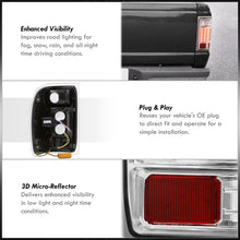 Load image into Gallery viewer, Ford Ranger 1993-1999 LED Tail Lights Chrome Housing Clear Len