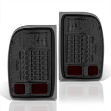 Load image into Gallery viewer, Ford Ranger 1993-1999 LED Tail Lights Chrome Housing Smoke Len