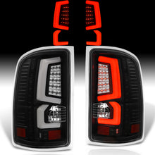 Load image into Gallery viewer, GMC Sierra 1500 2007-2013 / 2500HD 3500HD 2007-2014 LED Bar Tail Lights Black Housing Clear Len White Tube (Excluding OEM LED & Dually Models)