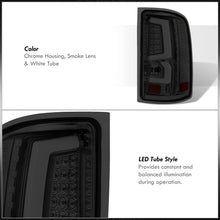 Load image into Gallery viewer, GMC Sierra 1500 2007-2013 / 2500HD 3500HD 2007-2014 LED Bar Tail Lights Chrome Housing Smoke Len White Tube (Excluding OEM LED & Dually Models)