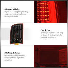 Load image into Gallery viewer, GMC Sierra 1500 2007-2013 / 2500HD 3500HD 2007-2014 LED Bar Tail Lights Chrome Housing Red Smoke Len White Tube (Excluding OEM LED & Dually Models)