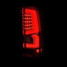 Load image into Gallery viewer, GMC Sierra 1500 2007-2013 / 2500HD 3500HD 2007-2014 LED Bar Tail Lights Chrome Housing Red Smoke Len White Tube (Excluding OEM LED & Dually Models)
