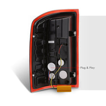 Load image into Gallery viewer, GMC Sierra 1500 2500HD 3500HD 2014-2018 LED Bar Tail Lights Chrome Housing Red Len White Tube (Excluding OEM LED & Dually Models)