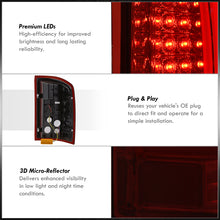 Load image into Gallery viewer, GMC Sierra 1500 2500HD 3500HD 2014-2018 LED Bar Tail Lights Chrome Housing Red Smoke Len White Tube (Excluding OEM LED & Dually Models)