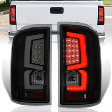Load image into Gallery viewer, GMC Sierra 1500 2500HD 3500HD 2014-2018 LED Bar Tail Lights Black Housing Smoke Len White Tube (Excluding OEM LED & Dually Models)