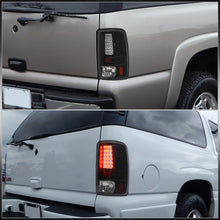 Load image into Gallery viewer, Chevrolet Suburban Tahoe 2000-2006 / GMC Yukon XL 2000-2006 / Yukon Denali 2001-2006 LED Tail Lights Black Housing Clear Len (Excluding Barn Door Trunks)