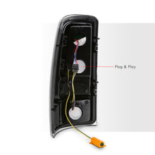 Load image into Gallery viewer, Chevrolet Suburban Tahoe 2000-2006 / GMC Yukon XL 2000-2006 / Yukon Denali 2001-2006 LED Tail Lights Black Housing Clear Len (Excluding Barn Door Trunks)