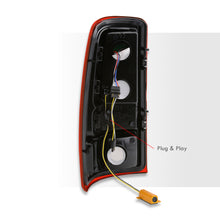 Load image into Gallery viewer, Chevrolet Suburban Tahoe 2000-2006 / GMC Yukon XL 2000-2006 / Yukon Denali 2001-2006 LED Tail Lights Chrome Housing Red Len (Excluding Barn Door Trunks)