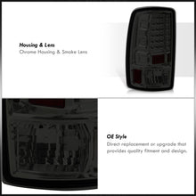 Load image into Gallery viewer, Chevrolet Suburban Tahoe 2000-2006 / GMC Yukon XL 2000-2006 / Yukon Denali 2001-2006 LED Tail Lights Chrome Housing Smoke Len (Excluding Barn Door Trunks)