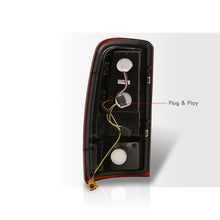 Load image into Gallery viewer, Chevrolet Suburban Tahoe 2000-2006 / GMC Yukon XL 2000-2006 / Yukon Denali 2001-2006 LED Bar Tail Lights Chrome Housing Red Smoke Len White Tube (Excluding Barn Door Trunks)