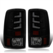 Load image into Gallery viewer, Chevrolet Suburban Tahoe 2000-2006 / GMC Yukon XL 2000-2006 / Yukon Denali 2001-2006 LED Bar Tail Lights Black Housing Smoke Len White Tube (Excluding Barn Door Trunks)
