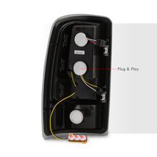 Load image into Gallery viewer, Chevrolet Suburban Tahoe 2000-2006 / GMC Yukon XL 2000-2006 / Yukon Denali 2001-2006 LED Bar Tail Lights Black Housing Smoke Len White Tube (Excluding Barn Door Trunks)
