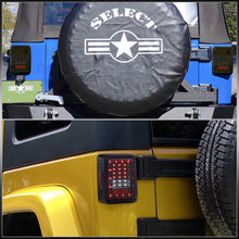 Load image into Gallery viewer, Jeep Wrangler JK 2007-2018 LED Tail Lights Black Housing Clear Len