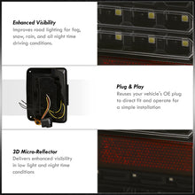 Load image into Gallery viewer, Jeep Wrangler JK 2007-2018 LED Tail Lights Black Housing Clear Len