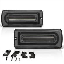 Load image into Gallery viewer, Mercedes Benz G-Class W463 G500 G550 G55 G63 1990-2018 Sequential LED Tail Lights Chrome Housing Smoke Len (Version 2 - W463 Style)