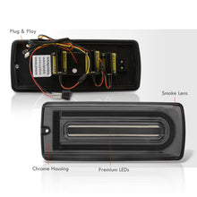 Load image into Gallery viewer, Mercedes Benz G-Class W463 G500 G550 G55 G63 1990-2018 Sequential LED Tail Lights Chrome Housing Smoke Len (Version 2 - W463 Style)