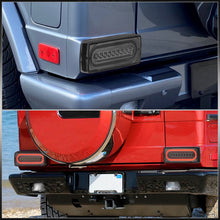 Load image into Gallery viewer, Mercedes Benz G-Class W463 G500 G550 G55 G63 1990-2018 Sequential LED Tail Lights Chrome Housing Smoke Len