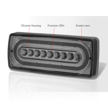 Load image into Gallery viewer, Mercedes Benz G-Class W463 G500 G550 G55 G63 1990-2018 Sequential LED Tail Lights Chrome Housing Smoke Len