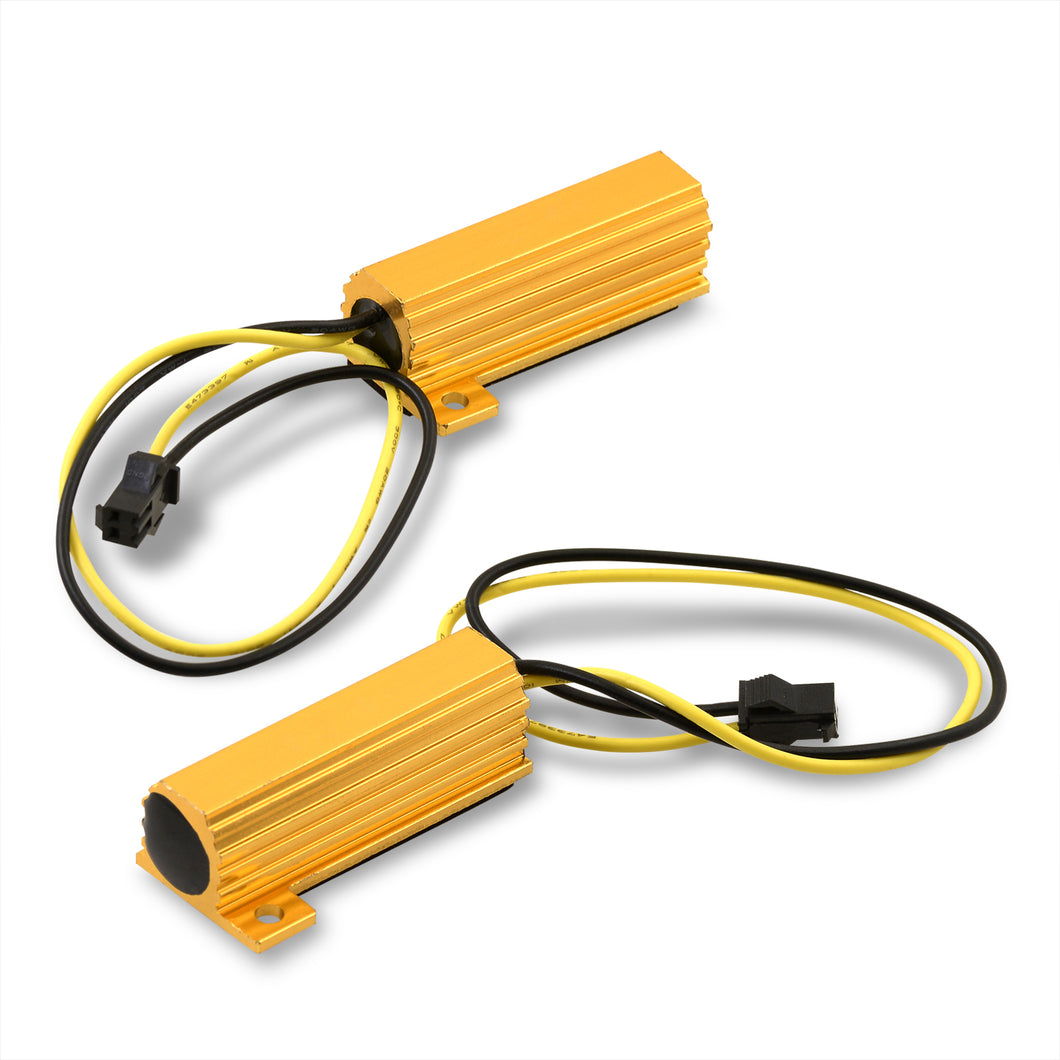 AJP Distributors Hyper Flash Replacement LED Tail Lights Lamps Resistors (PAIR)