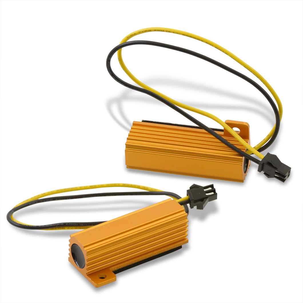 AJP Distributors Hyper Flash Replacement LED Tail Lights Lamps Resistors (PAIR)