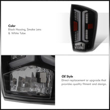 Load image into Gallery viewer, Toyota Tacoma 2016-2023 LED Bar Tail Lights Black Housing Smoke Len White Tube