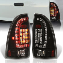 Load image into Gallery viewer, Toyota Tacoma 2005-2015 LED Tail Lights Black Housing Clear Len
