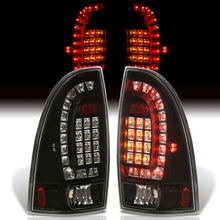 Load image into Gallery viewer, Toyota Tacoma 2005-2015 LED Tail Lights Black Housing Clear Len
