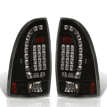 Load image into Gallery viewer, Toyota Tacoma 2005-2015 LED Tail Lights Black Housing Clear Len