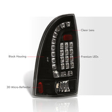Load image into Gallery viewer, Toyota Tacoma 2005-2015 LED Tail Lights Black Housing Clear Len