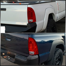 Load image into Gallery viewer, Toyota Tacoma 2005-2015 LED Tail Lights Chrome Housing Red Len
