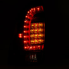 Load image into Gallery viewer, Toyota Tacoma 2005-2015 LED Tail Lights Chrome Housing Red Len